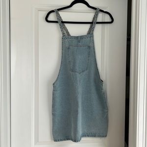 NWT overall dress from Forever 21! Size S light wash